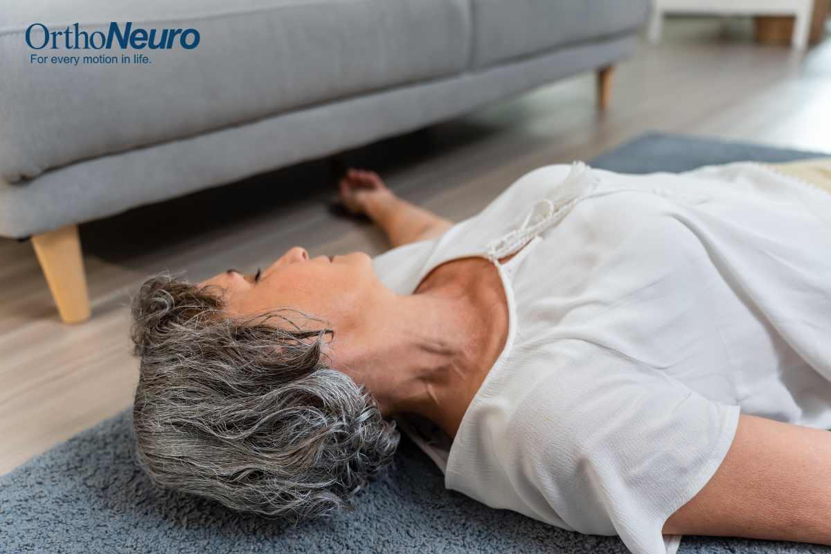 An older woman that has fainted in Ohio.
